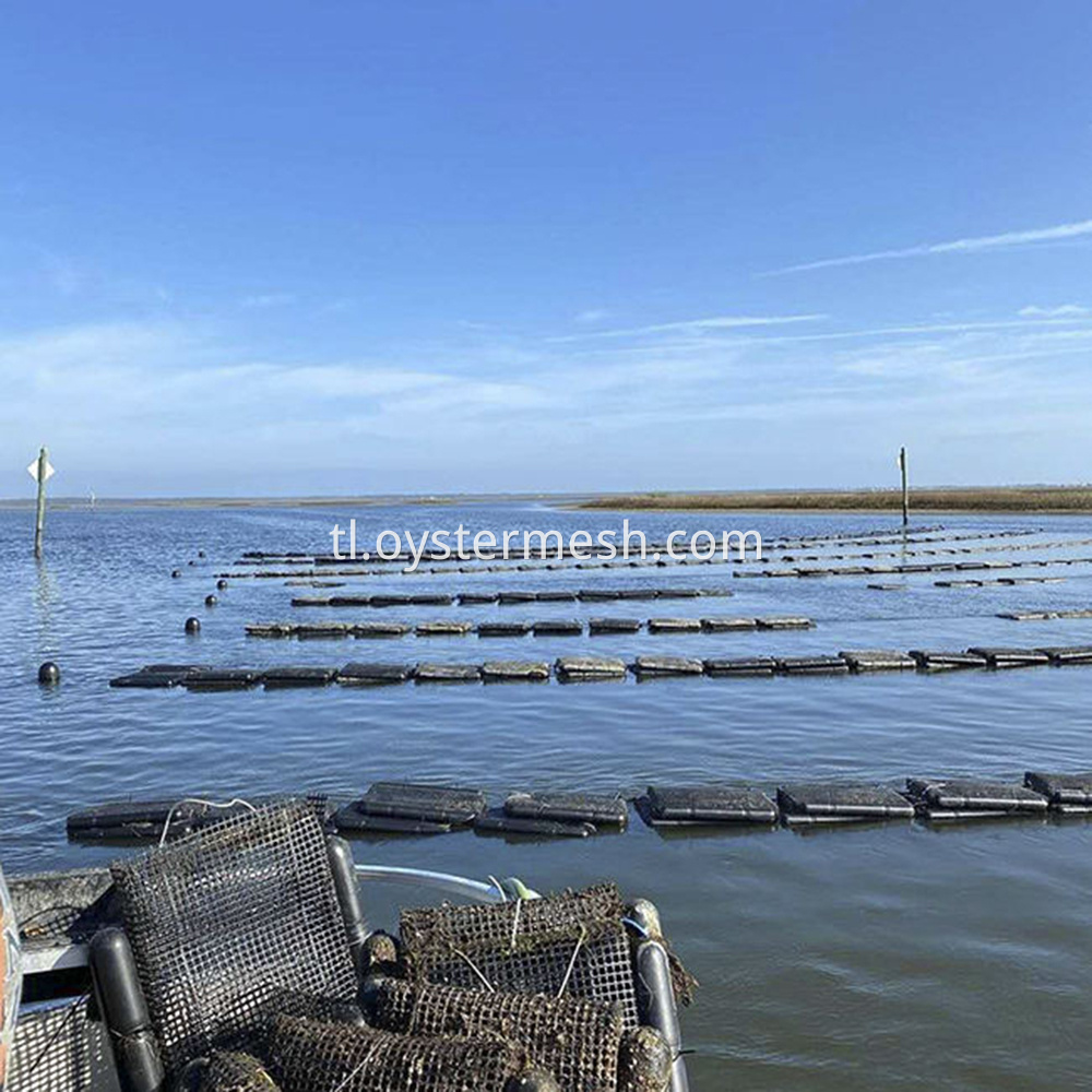 Black HDPE Float for Oyster Bag Usage